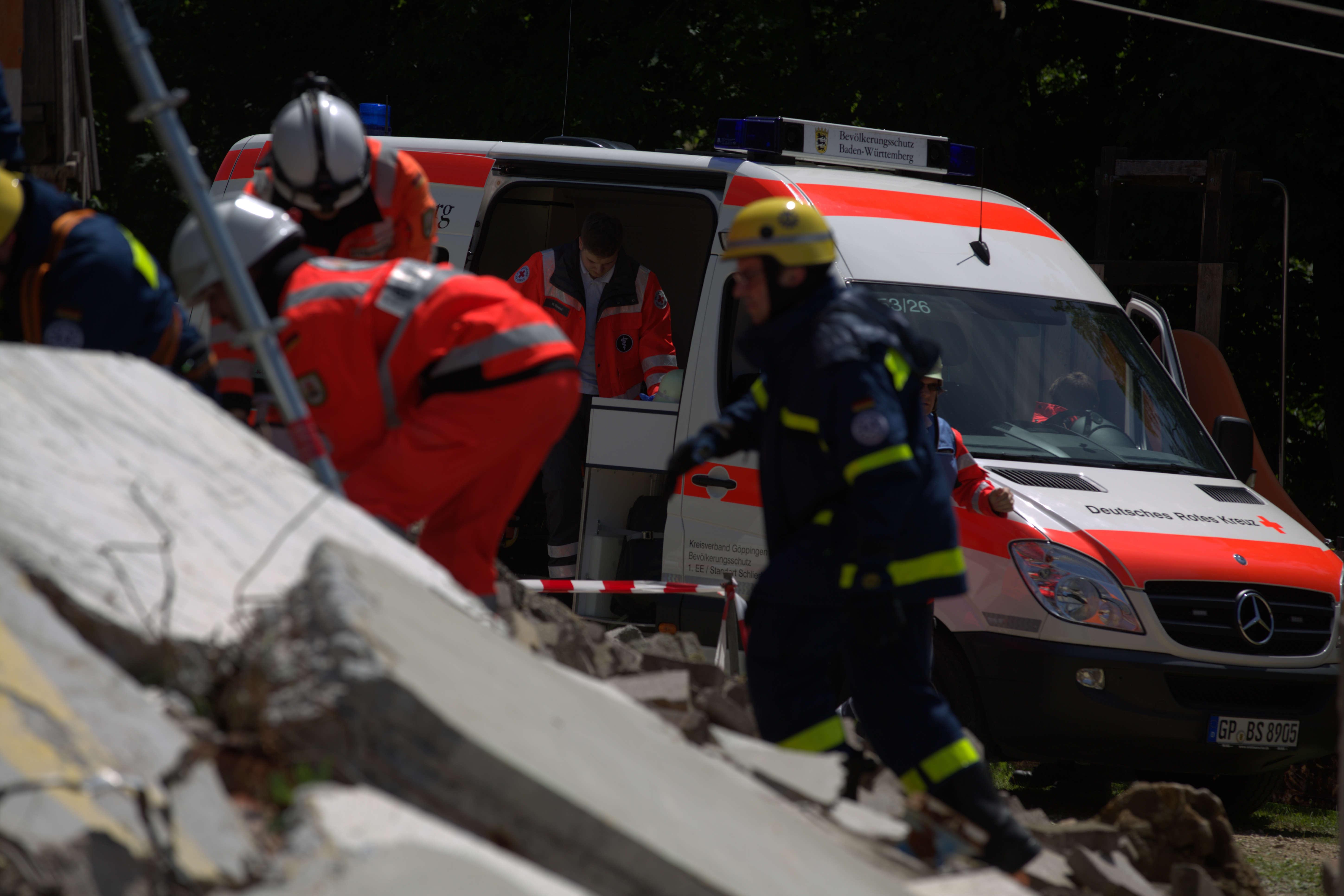 BRH Rettungshunde - Übung